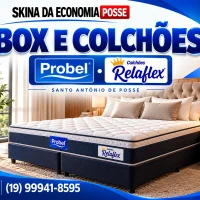 Skina da Economia Posse — Probel, Relaflex, Box e Colchões
