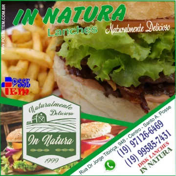 2020 - lanches In Natura 2