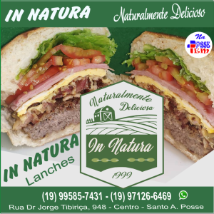 2021 - In Natura Lanches Na Posse Tem 2