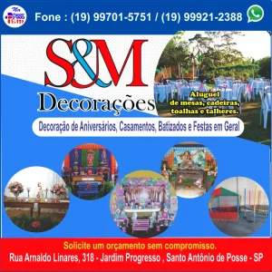 S & M DECORAÇÕES