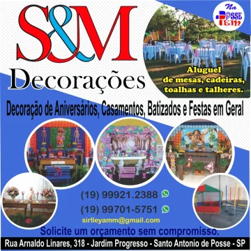 S & M DECORAÇÕES