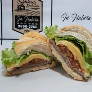 Lanches no pão frances